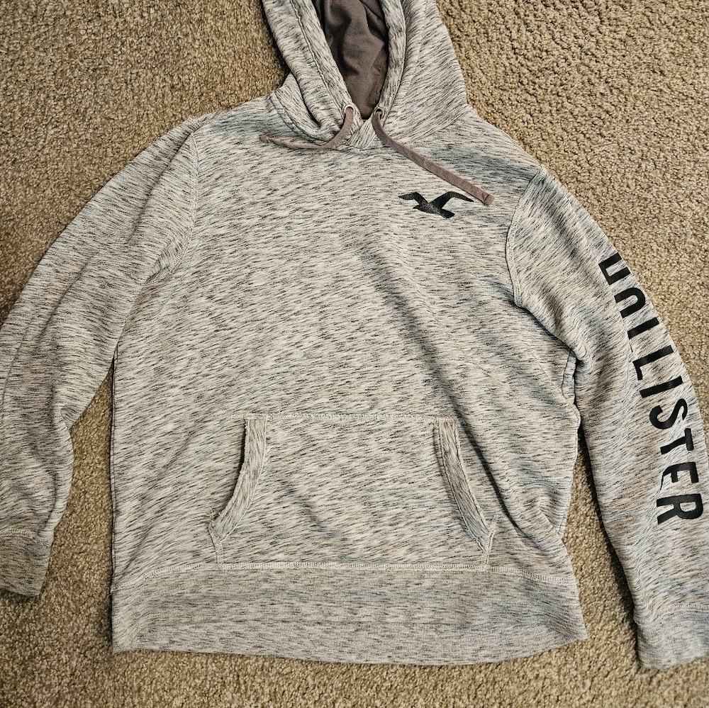 Gray Hollister hoodie size XL